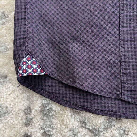 Men’s Ted Baker London Purple Button Down Shirt - Picture 4 of 4